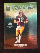 2025 Panini Donruss Elite - #2 Terry Bradshaw Title Waves Pittsburgh Steelers