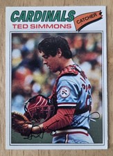 1977 O-PEE-CHEE TED SIMMONS ST. LOUIS CARDINALS #196