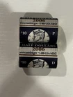 2006P & D Kennedy Half Dollars - BU - US Mint Original Wrapped Rolls