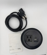 Fully Desk Power Grommet Outlet USB-C USB AC Socket New
