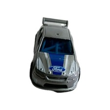 Hot Wheels Silver Ford Falcon Race Car Blue Windows Die-Cast 1:64 – Pre-Owned