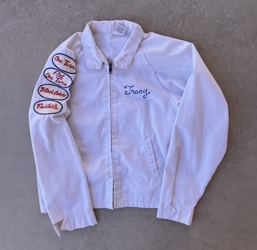 Vintage SportsMaster Jacket Small Majestics Fort Bragg Baton Corps 60s 70s Chain - Picture 2 of 10