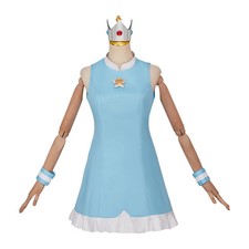 Super Mario Princess Peach Daisy Rosalina Costume Women Dress Halloween Cosplay