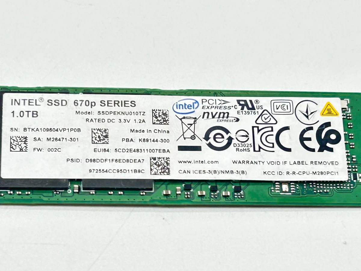 Intel M.2 Interface 1 TB Solid State Drives for sale | eBay