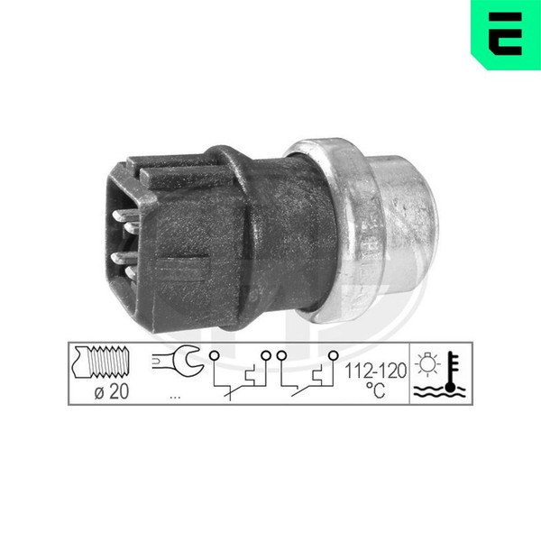 Thermoschalter Temperaturschalter KüHlerlüFter Era 330164 FüR Audi 1H1 Skoda Vw-image