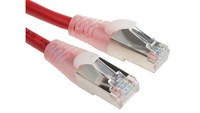 Kabel Kat. 5E F/Utp Czerwony 10M RS Components
