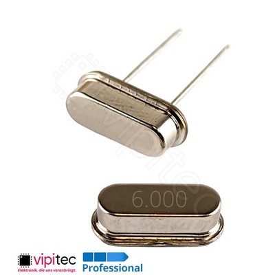 6 MHz HC-49S Schwingquarz THT Uhr Quarz Resonator Taktgeber Kristall HC49S