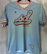 San Diego Loyal SD 1904 Gonzales #10 Youth Large Soccer Jersey Blue USL Rare