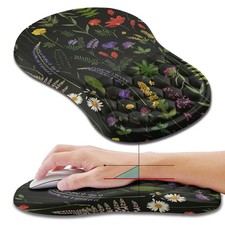 Ergonomic Mouse Pad Wrist Support, Wrist Rest Mousepad for Carpal Tunnel Pain...