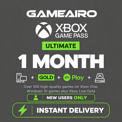 Xbox Game Pass Ultimate 1 Month Live Gold Membership - NEW USERS ONLY