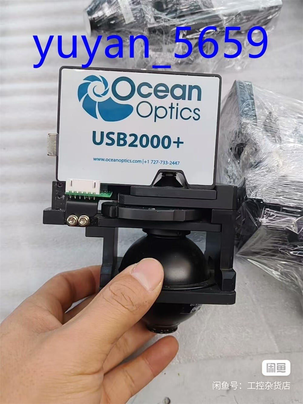 1Pcs USED Ocean Optics USB2000+ Spectrometer USB-2000+ WITH    #tr