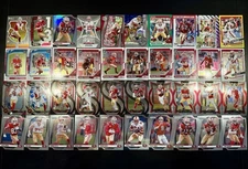 San Francisco 49ers 80 Card Lot, No Duplicates, RCs, Inserts/Parallels 2020-25
