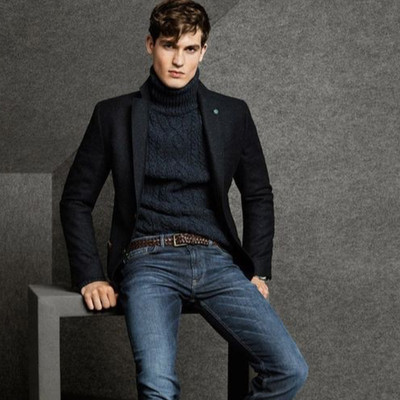 LUXURIÖS CORNELIANI  100% KASCHMIR CASHMERE L XL 44 46 GROBSTRICK MADE in ITALY