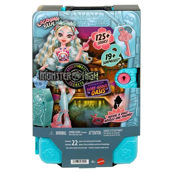 Monster High Skulltimate Secrets Oasis Puppe: Lagoona Blue-image