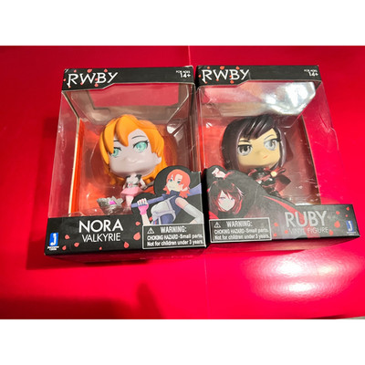 Jazwares RWBY Nora Valkyrie and Ruby Rose. Series 1. Damaged Boxes