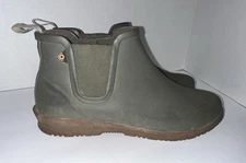 BOGS Womens Sz 9 Garden Waterproof Sweet Pea Olive Green 72198-306