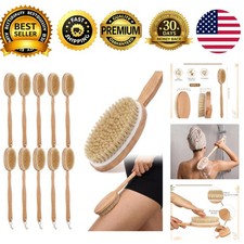 10 Pcs Dry Brushing Body Brush Bulk Long Handle Dry Brush