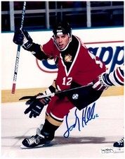 JODY HULL Signed 8x10 Florida Panthers Photo JSA
