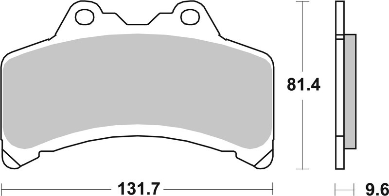 Plaquettes de frein route Brembo carbone céramique 07YA3108 pour moto