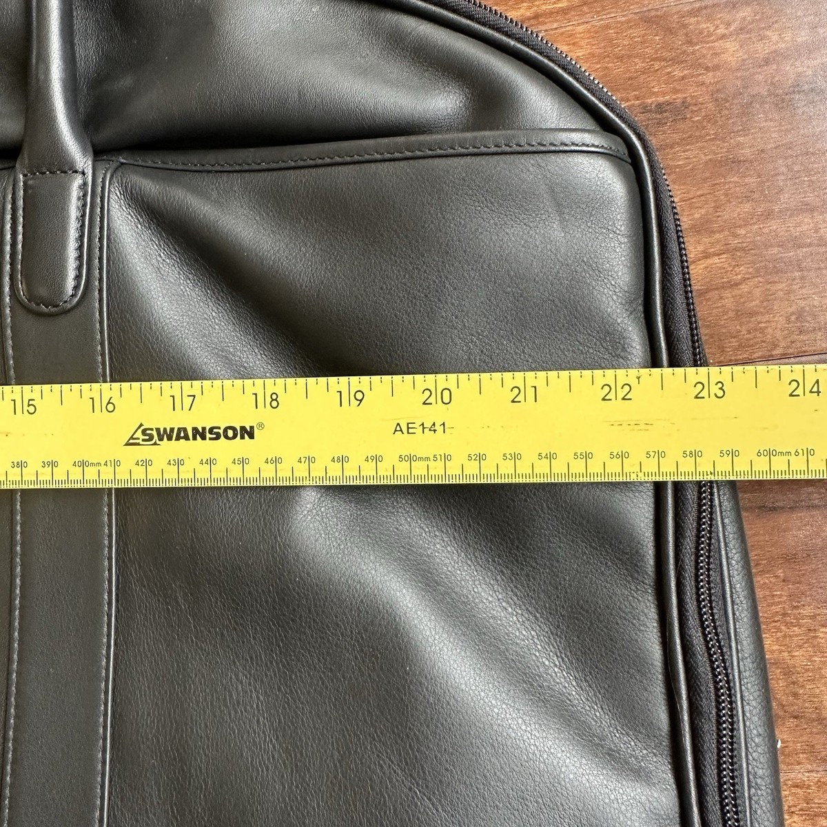 Coach x Lexus Foldover Black Leather Travel Garment Bag Tote