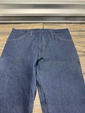 Vintage 70's Sears Thumbs Up Denim Jeans 40x29 NOS Groovy