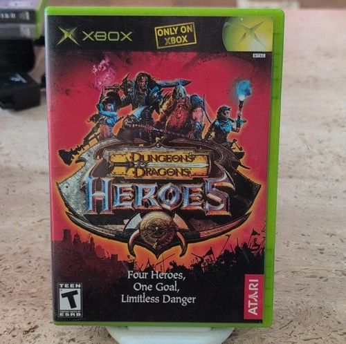 Dungeons & Dragons: Heroes (Xbox, 2003) Complete w Manual, Very Clean Disc