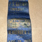 P.S. Railway  Newburg NY  Employee Outing Ribbon Badge Aug 26 1908 Pat Aug 1  99 — photo 3