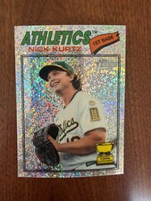 2026 Topps Heritage Baseball Nick Kurtz Chrome Silver Sparkle #275 NM+