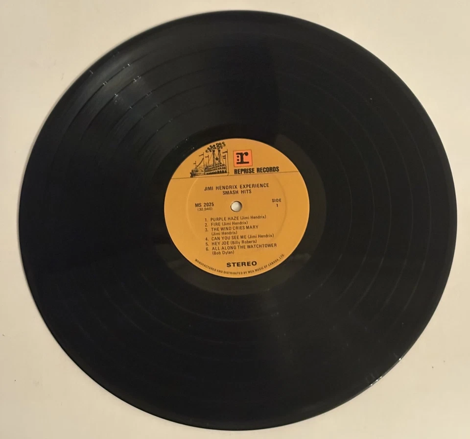 Jimi Hendrix Smash Hits Vinyl LP 1969 Best Of Greatest Psychedelic Rock - Image 3 of 4