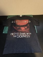 Vintage Y2k Disturbed Band Shirt Size Medium M Down With The Sickness