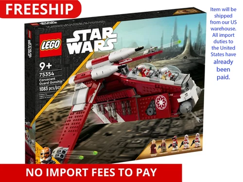 LEGO 75354 Coruscant Guard Gunship - Star Wars The Clone Wars - NEW SEALED