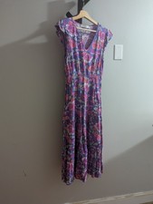 Rusttydustty Women's Maxi Dress Purple Floral