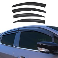 4X Windabweiser Regenabweiser FüR Hyundai Accent Era 2005-2011 Acryl Dunkel