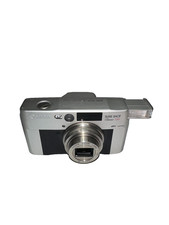 Canon Sure Shot Classic 120 Caption Camera 35mm-Silver PARTS/REPAIR -READ DESC