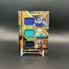 2018 Panini Gold Standard - Newly Minted Memorabilia Triples Saquon Barkley,...