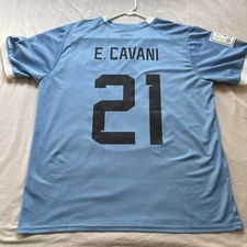 BNWOT 2022 Uruguay Cavani Jersey XL World Cup Patch