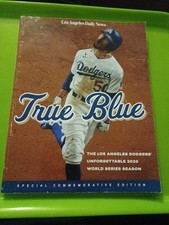 True Blue Los Angeles Daily News Celebration BASEBALL MAGAZINE.  2020 SEASON.