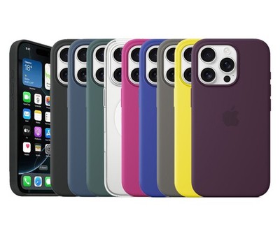 Offizielle Apple Silikon Magsafe Rückseite Case Hülle für iPhone 16 Pro