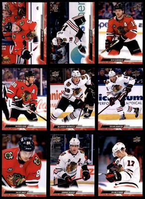 2022-23 Upper Deck Blackhawks Almost Complete Team Set 8 - NM/MT 6674551