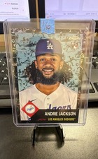 2022 Topps Chrome Platinum Anniversary Andre Jackson Platinum Toile Cream 1/10