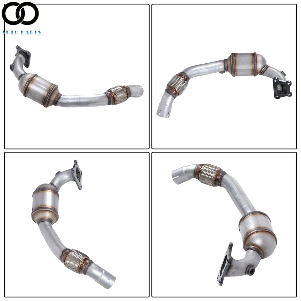 Juego de convertidor catalítico y tubo flexible para Cadillac SRX 2010 2011 3,0 L banco 1 y 2 Foto 3 de 4