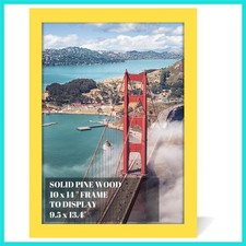 10x14 inch Wood Picture Frames for Wall Hanging,Diamond Painting Frames Recta...