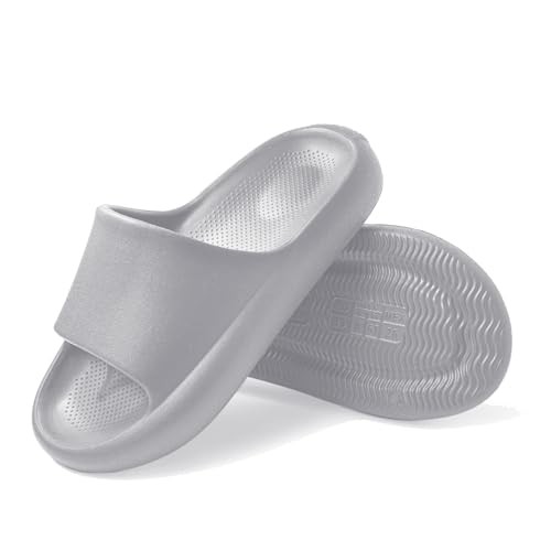 - Ultra-soft Shower Shoes, Anti-slip Bathroom 6 Grey