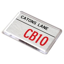 FRIDGE MAGNET - Catons Lane CB10 - UK Postcode