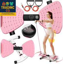 Waist Twister Machine Exercise Fitness Tool, Ab Twister Board with the Smart LED