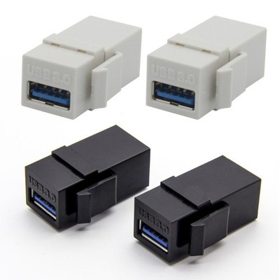 USB 3.0 A Female to A Female Extension Keystone Jack Coupler Adapter