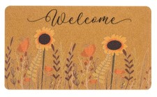 Fall-Sunflower-Doormat-Welcome-Door-Mat - Flower Indooor-Outdoor-Coir-Door-Ma...