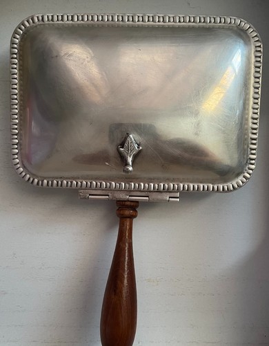Vintage silver plated silent butler(crumb catcher)-Sheffield Silver Co. 