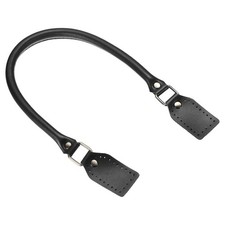 Purse Straps, 20 Inch Genuine Leather Strap for Mini Pouch, Black