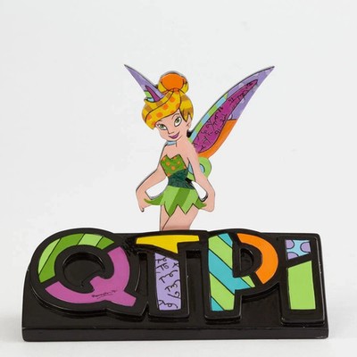 Enesco Disney Britto ''Tinker Bell QTPI Plaque Cutie Pie'' #4044113